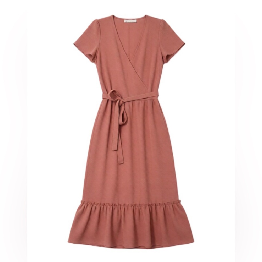 Lucky Brand Dusty Rose Midi Dress